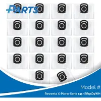 Plus.Parts Rowenta X-Plorer Serie 135+ RR91D5WH Stofzakken (18 Stuks, alternatief voor ZR200540)