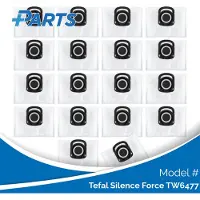Plus.Parts Tefal Silence Force TW6477 Stofzakken (18 Stuks, alternatief voor ZR200540)