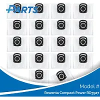 Plus.Parts Rowenta Compact Power RO3927 Stofzakken (18 Stuks, alternatief voor ZR200540)