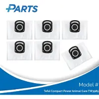 Plus.Parts Tefal Compact Power Animal Care TW3985 Stofzakken (6 Stuks, alternatief voor ZR200540)