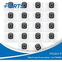 Plus.Parts Tefal X-trem Power Home + Car TW6887 Stofzakken (18 Stuks, alternatief voor ZR200540)