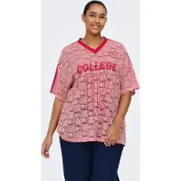 ONLY Carkia T-shirts Dames Rood L-50/52