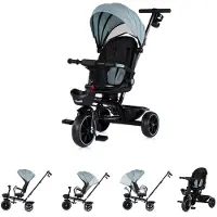 Chipolino Driewieler Max Sport 2-in-1, met bekerhouder, verstelbare zitting en mand in lichtblauw