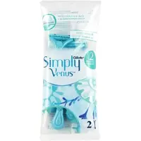 Gillette Simply Venus With a Touch of Aloe Travelpack 2 Disposable Razors (2 Wegwerpscheermesjes )