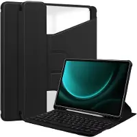 EtuiTab Samsung Galaxy Tab S9 FE - Tablethoes - Bluetooth - Zwart - Magnetisch