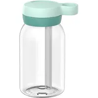 Mepal Campus drinkfles met rietje 450 ml - Cool mint