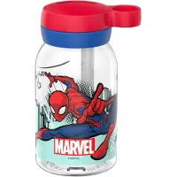 Mepal Campus drinkfles met rietje 450 ml - Spiderman