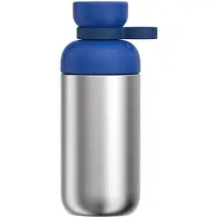 Mepal Waterfles roestvrij staal Vita - 500 ml - 2 openingen voor extra drinkgemak - Drinkfles RVS - Vivid blue