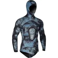 C4 Camoskin Ocean 3 Mm Spearfishing Jacket Blauw M Man