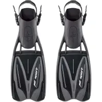 SCUBAPRO Jet Sport Open Heel Diving Fins Zwart EU 38-40