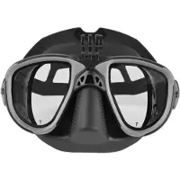 C4 Martian Cam Antifog Freediving Mask Zwart