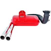 Evok 2.0 Racing Piaggio Vespa P X Vnb Gt Gtr Super 150 Vba Vbb Gl Sprint Super 125 150cc 100751215 Niet Gehomologeerd Volledig Uitlaatsysteem