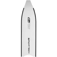 C4 Freediving Sportech Fbg Medium Fin Blade 2 Units Transparant