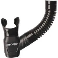 SCUBAPRO Escape Diving Snorkel Zwart