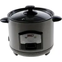 Bavary Rijstkoker XB-Y1000 - 2.8 Liter - 15 personen - Inclusief maatbeker en lepel - 1000W - Droogkookbeveiliging - Anti-aanbaklaag - RVS