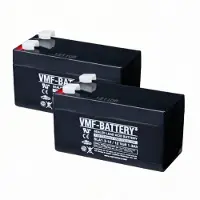 VMF - Oplaadbare Loodaccu - Lead-Acid - Oplaadbaar - 12 V - 1300 mAh - Geleverd per 2 stuks - Inclusief oplaadkabel - Staffelkorting