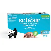 Schesir Kattenvoer Tonijn 6 x 50 gr