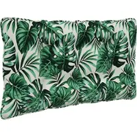 vidaXL Buitenbankkussen Polyester Bladpatroon 80 x 68,5 x 8 cm