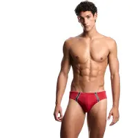 Emporio Armani Heren Slip Cint zwempak rood (S), Strandkleding, Polyamide EM000570_AF20426