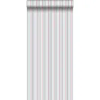 ESTAhome behang strepen blauw en rood - 53 cm x 10.05 m - 137308