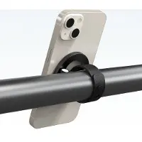 Sanorum Telefoonhouder - MagSafe magnetisch - Geschikt voor fietsen, motorfietsen, scooters, bromfietsen en andere voertuigen - 360 graden rotatie – Magnetische armsteun - zwart