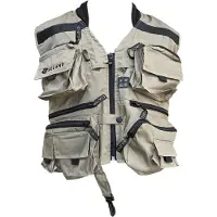 Seland Long Fishing Vest Beige 2XL Man