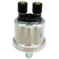 VDO Pressure Sensor With Alarm 10bar Zilver 1/8 x 27´´