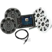 Kicker Kmc5 Sport Pack 4x6.5´´ Speaker Zilver