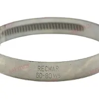 Recmar W5 38317 Stainless Steel Clamp 25 Units Zilver 60-80 mm