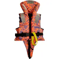 Lalizas 150n Iso Acuatic Print Junior Life Jacket Oranje 15-30 Kg