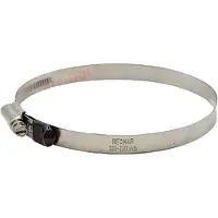 Recmar W5 Stainless Steel Clamp 10 Units Zilver 90-110 mm