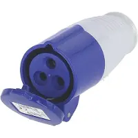 Kent Female Plug 16a 230v Paars