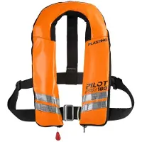 PLASTIMO Pilot Pro 180 Auto Uml Elite Harness Inflatable Life Jacket Oranje