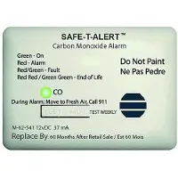 Safe T Alert Series 62 Carbon Monoxide Alarm Transparant