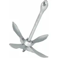 PLASTIMO Folding Anchor 450 Mm Zilver 4 Kg