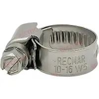 Recmar W5 Stainless Steel Clamp 25 Units Zilver 70-90 mm