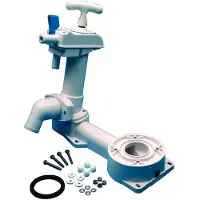 Ocean Manual Toilet Base Spare Part With Pump Body Zilver