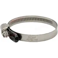 Recmar W5 38307 Stainless Steel Clamp 25 Units Zilver 40-60 mm