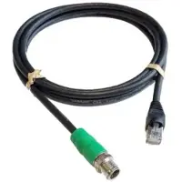 Navico M12 8 Pin Male-rj45 Male Ethernet Cable 5 M Zilver