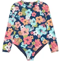 Roxy Morning Flower Erlwr03359 Junior Shorty Met Lange Mouwen En Rits Op De Rug