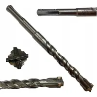 ALLBE SDS+ 10 x 210 MM / 10-delige SDS+ betonboor set / cross 4 snijder / kruispunt boor punt