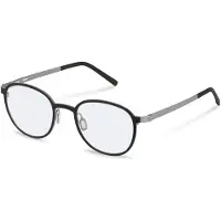 Rodenstock Bril - - R7169 - Metaal - Rond - Zwart 48/21/140