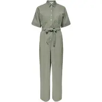 ONLY Onlaris Regular Fit Jumpsuit Dames Grijs S