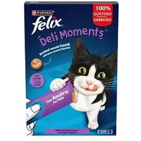 Purina Felix Deli Moments Natvoer Voor Katten Met Eend 11x4x10g