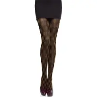 Merry Style MS-GB-317 Dames Panty - 60 DEN- Gedessineerd - 3D-technologie - Polyamide - Cappuccino - XL