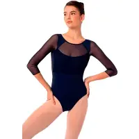Intermezzo Fiona 3/4 Sleeve Leotard Blauw XS Vrouw