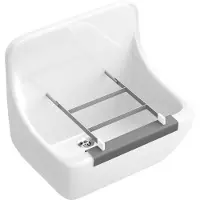 Villeroy & Boch O.Novo/Omnia Pro uitstortgootsteen met stootrand alpine wit