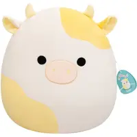 Jazwares Squishmallows - Large Plush (Bodie - Yellow Spotted Cow) - 40cm Plush
