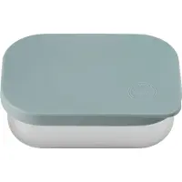 AYA&IDA - Lunch Box - opbergdoos - meenemen - brood - lunch - salade - RVS - siliconen deksel - 900ml - MINT GREEN