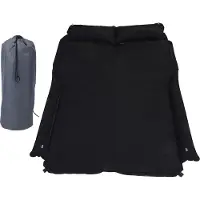Gistuch SUV Campingbed met fluwele bekleding, 5 cm dik, schokabsorberend. Lichtgewicht autoluifelmatras met zijvleugels, geschikt voor middelgrote minivans en vrachtwagens, kleur: zwart
